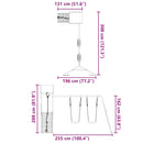 vidaXL impregnált fenyőfa kültéri játszószett