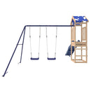 vidaXL tömör fenyőfa kültéri játszószett