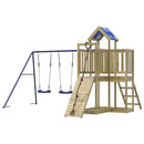 vidaXL impregnált fenyőfa kültéri játszószett