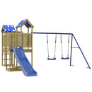 vidaXL impregnált fenyőfa kültéri játszószett