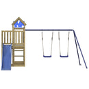 vidaXL impregnált fenyőfa kültéri játszószett