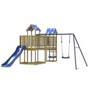 vidaXL impregnált fenyőfa kültéri játszószett