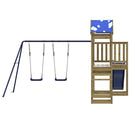 vidaXL impregnált fenyőfa kültéri játszószett