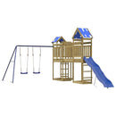 vidaXL impregnált fenyőfa kültéri játszószett