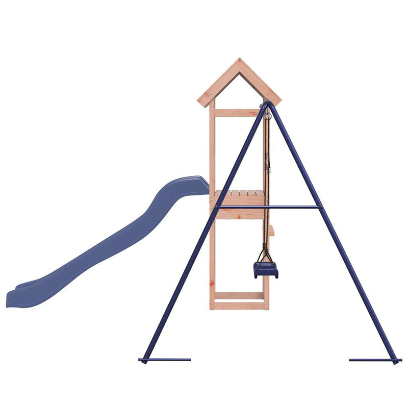 vidaXL tömör duglászfenyő kültéri játszószett