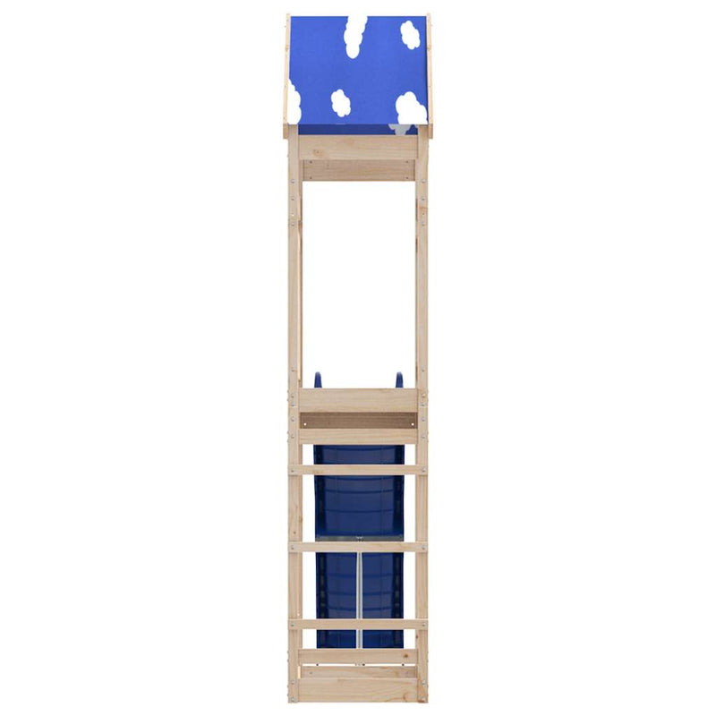 vidaXL tömör fenyőfa kültéri játszószett