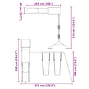 vidaXL tömör fenyőfa kültéri játszószett
