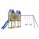 vidaXL impregnált fenyőfa kültéri játszószett