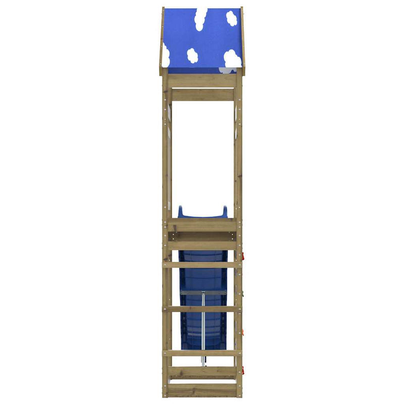 vidaXL impregnált fenyőfa kültéri játszószett