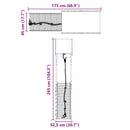 vidaXL tömör fenyőfa kültéri játszószett