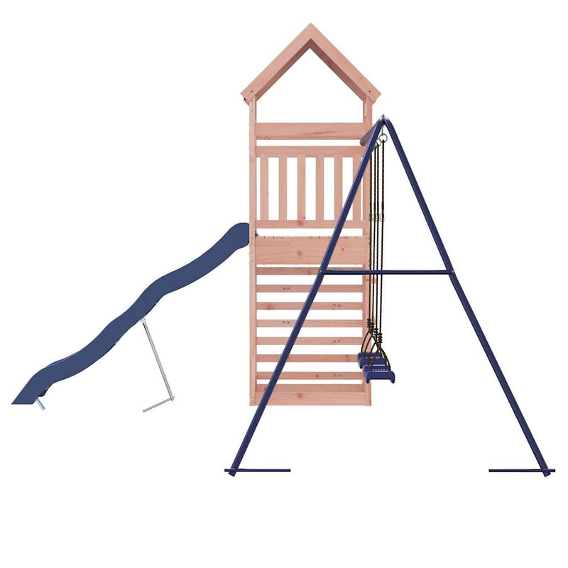 vidaXL tömör duglászfenyő kültéri játszószett