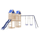 vidaXL tömör fenyőfa kültéri játszószett