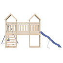 vidaXL tömör fenyőfa kültéri játszószett