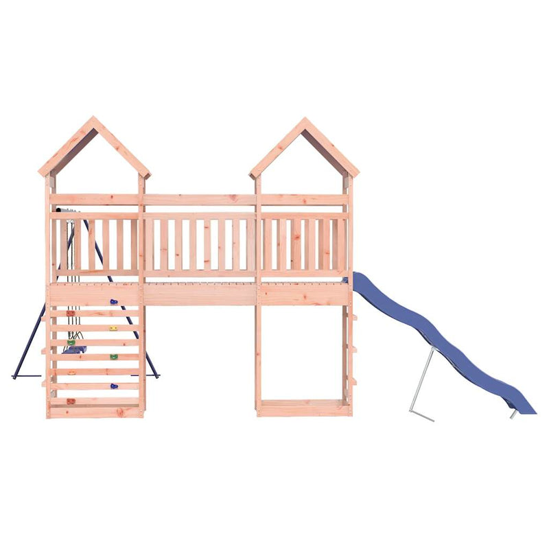 vidaXL tömör duglászfenyő kültéri játszószett