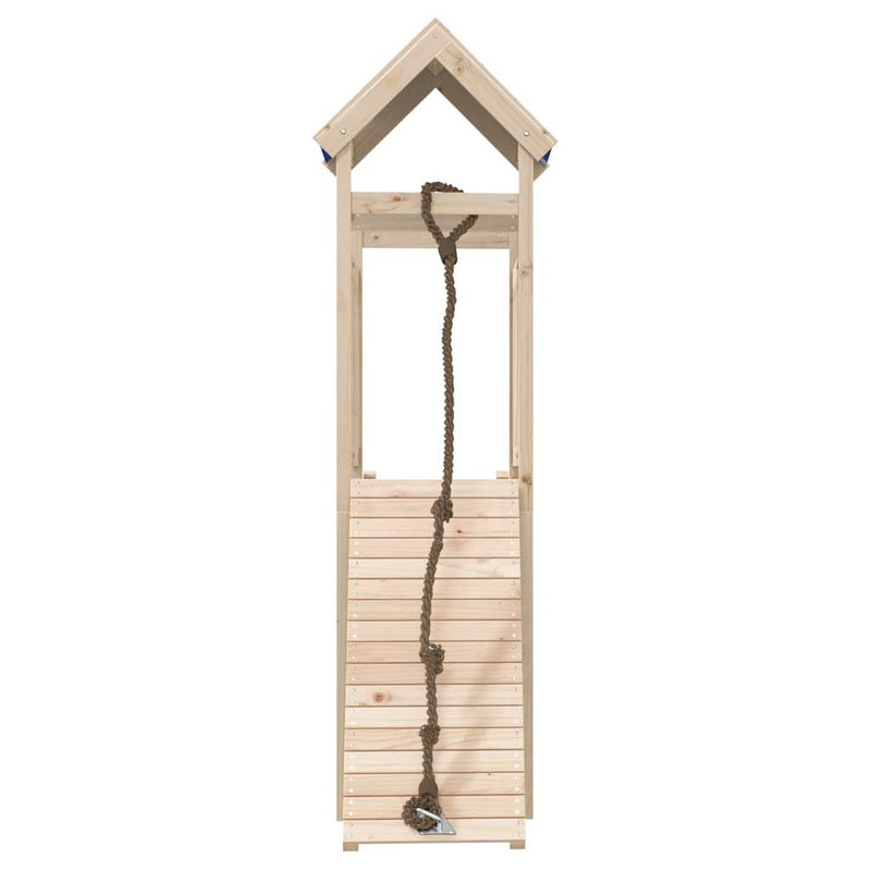 vidaXL tömör fenyőfa kültéri játszószett