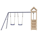 vidaXL tömör fenyőfa kültéri játszószett