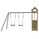 vidaXL impregnált fenyőfa kültéri játszószett