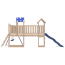 vidaXL tömör fenyőfa kültéri játszószett