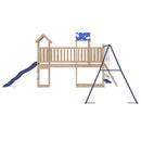 vidaXL tömör fenyőfa kültéri játszószett