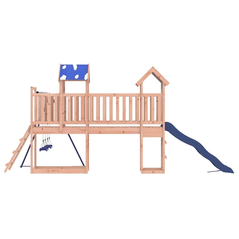 vidaXL tömör duglászfenyő kültéri játszószett