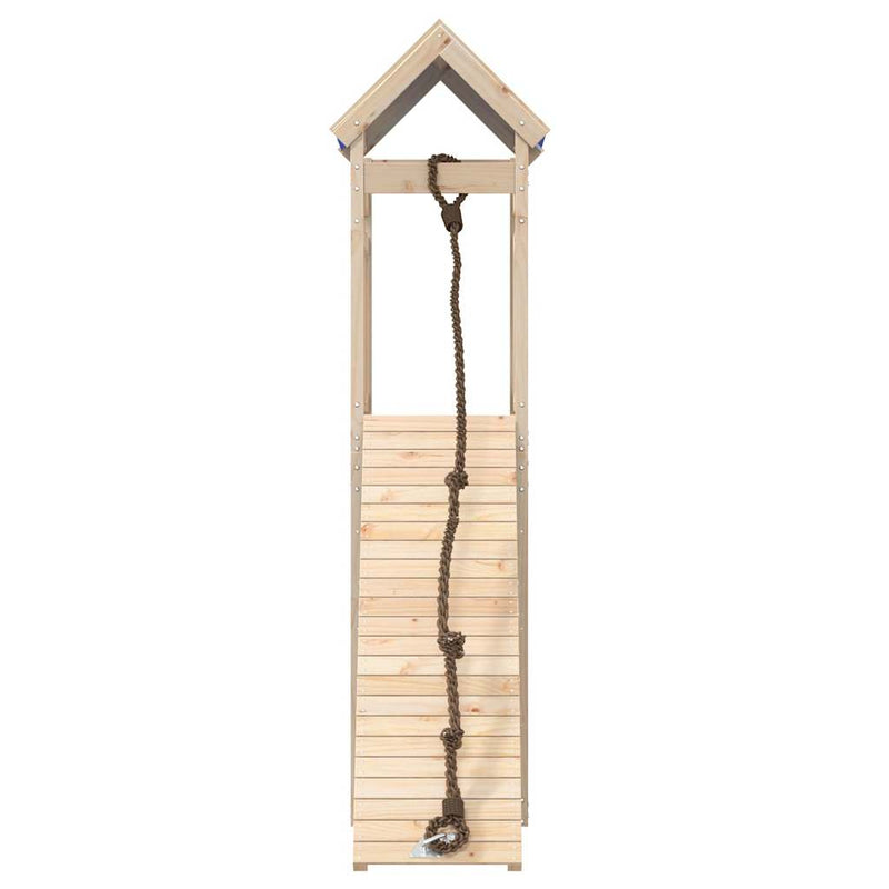 vidaXL tömör fenyőfa kültéri játszószett