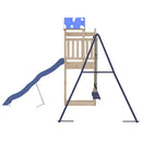 vidaXL tömör fenyőfa kültéri játszószett