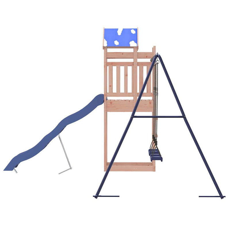 vidaXL tömör duglászfenyő kültéri játszószett