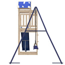 vidaXL tömör fenyőfa kültéri játszószett