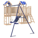 vidaXL tömör fenyőfa kültéri játszószett