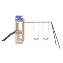 vidaXL tömör fenyőfa kültéri játszószett