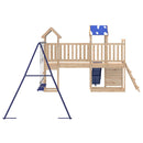 vidaXL tömör fenyőfa kültéri játszószett