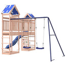 vidaXL tömör duglászfenyő kültéri játszószett