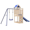vidaXL tömör fenyőfa kültéri játszószett