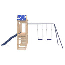 vidaXL tömör fenyőfa kültéri játszószett