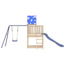 vidaXL tömör fenyőfa kültéri játszószett