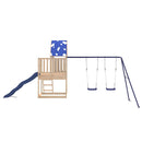 vidaXL tömör fenyőfa kültéri játszószett