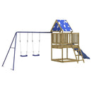 vidaXL impregnált fenyőfa kültéri játszószett