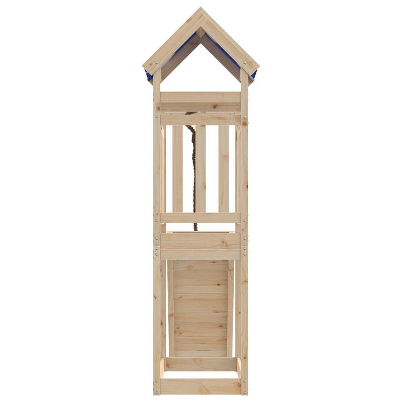 vidaXL tömör fenyőfa kültéri játszószett