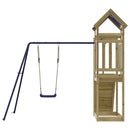 vidaXL impregnált fenyőfa kültéri játszószett