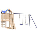 vidaXL tömör fenyőfa kültéri játszószett