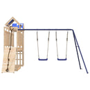 vidaXL tömör fenyőfa kültéri játszószett