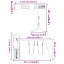 vidaXL tömör duglászfenyő kültéri játszószett