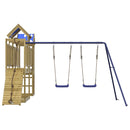 vidaXL impregnált fenyőfa kültéri játszószett