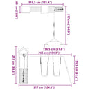 vidaXL impregnált fenyőfa kültéri játszószett