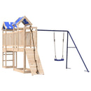 vidaXL tömör fenyőfa kültéri játszószett