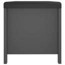vidaXL szürke tárolódoboz párnával 105 x 40 x 45 cm