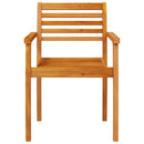 vidaXL 6 db tömör akácfa kerti szék 59x55x85 cm
