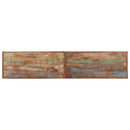 vidaXL tömör újrahasznosított fa és acél pad 160 cm