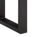 vidaXL tömör újrahasznosított fa és acél pad 160 cm