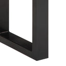 vidaXL tömör nyers mangófa és acél pad 160 cm